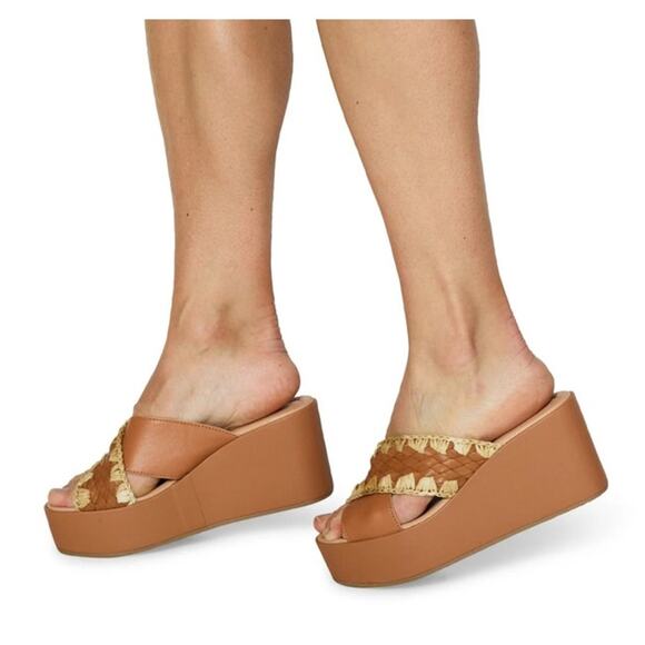 Cordani Joanie Woven Wedge Sz 40 - Picture 1 of 8